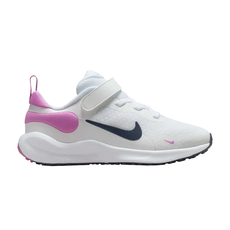 

Кроссовки Revolution 7 PS, цвет White Playful Pink Navy