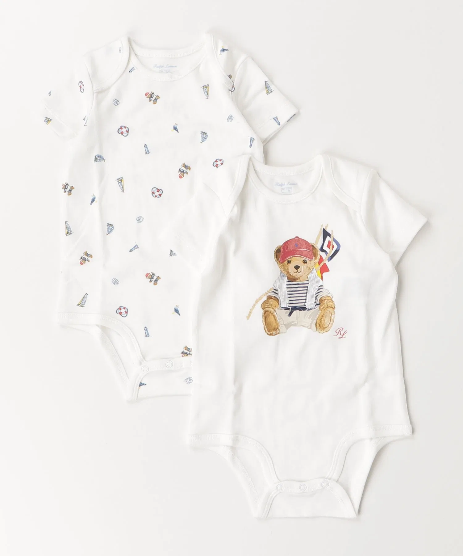 Хлопковые боди Polo Bear, комплект из 2 штук. — фото 4