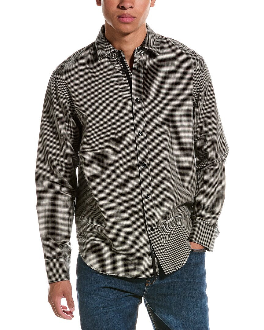 

Рубашка из двойной марли от rag & bone Gus, синий