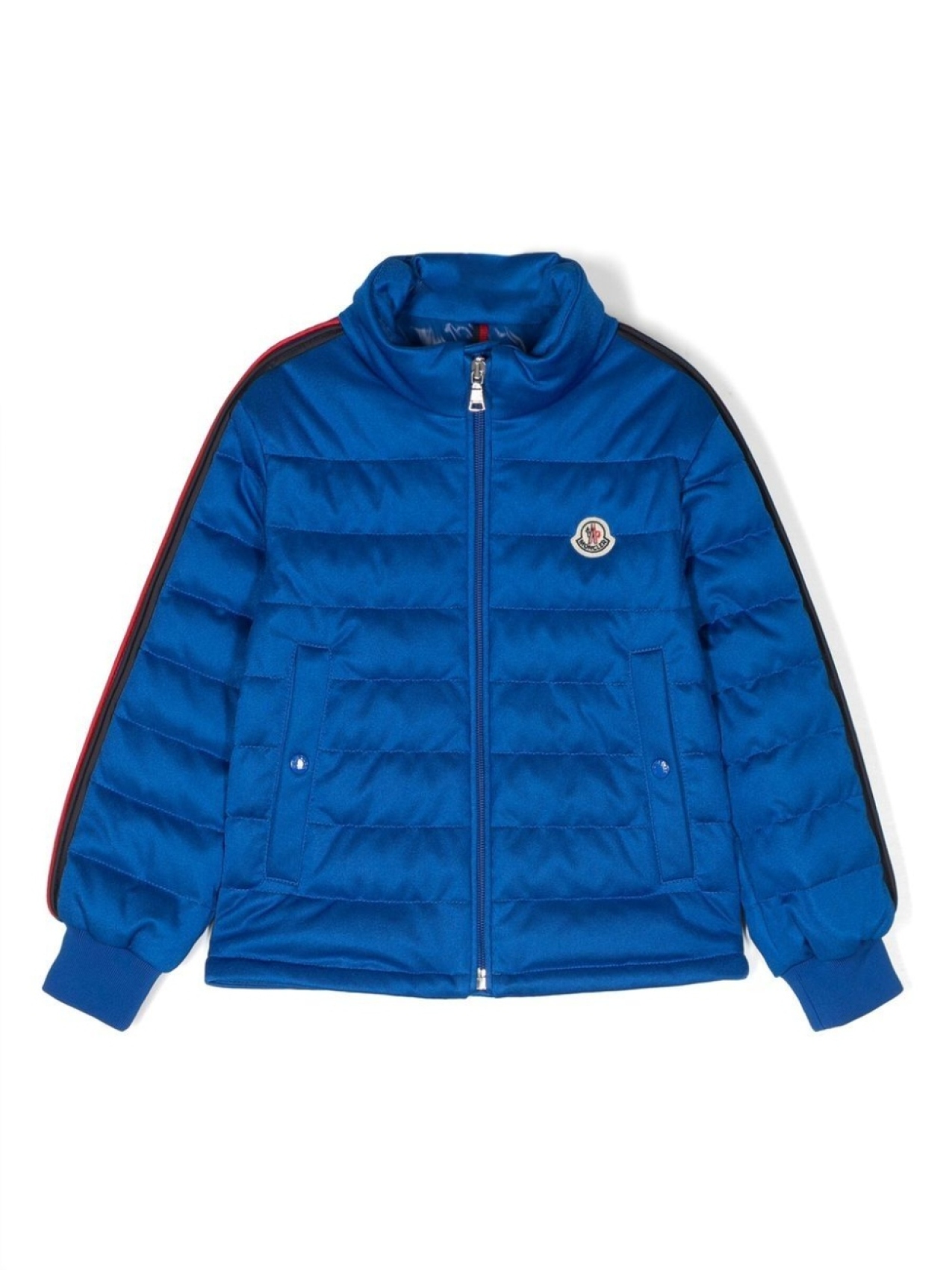 

Moncler Enfant пуховик на молнии, синий