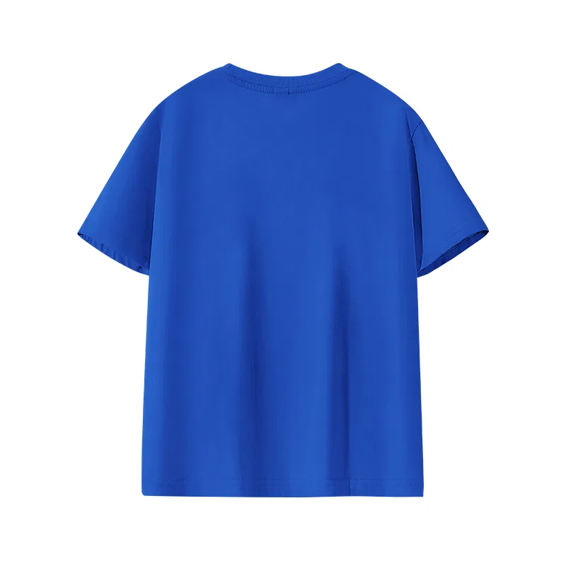 Футболка детская PEAK Royal Blue/PK Cut-Out Rectangle White — фото 3