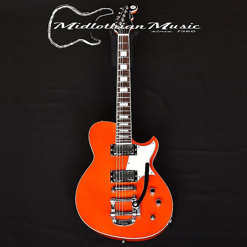 

Электрогитара Reverend Contender RB Rock Orange Electric Guitar