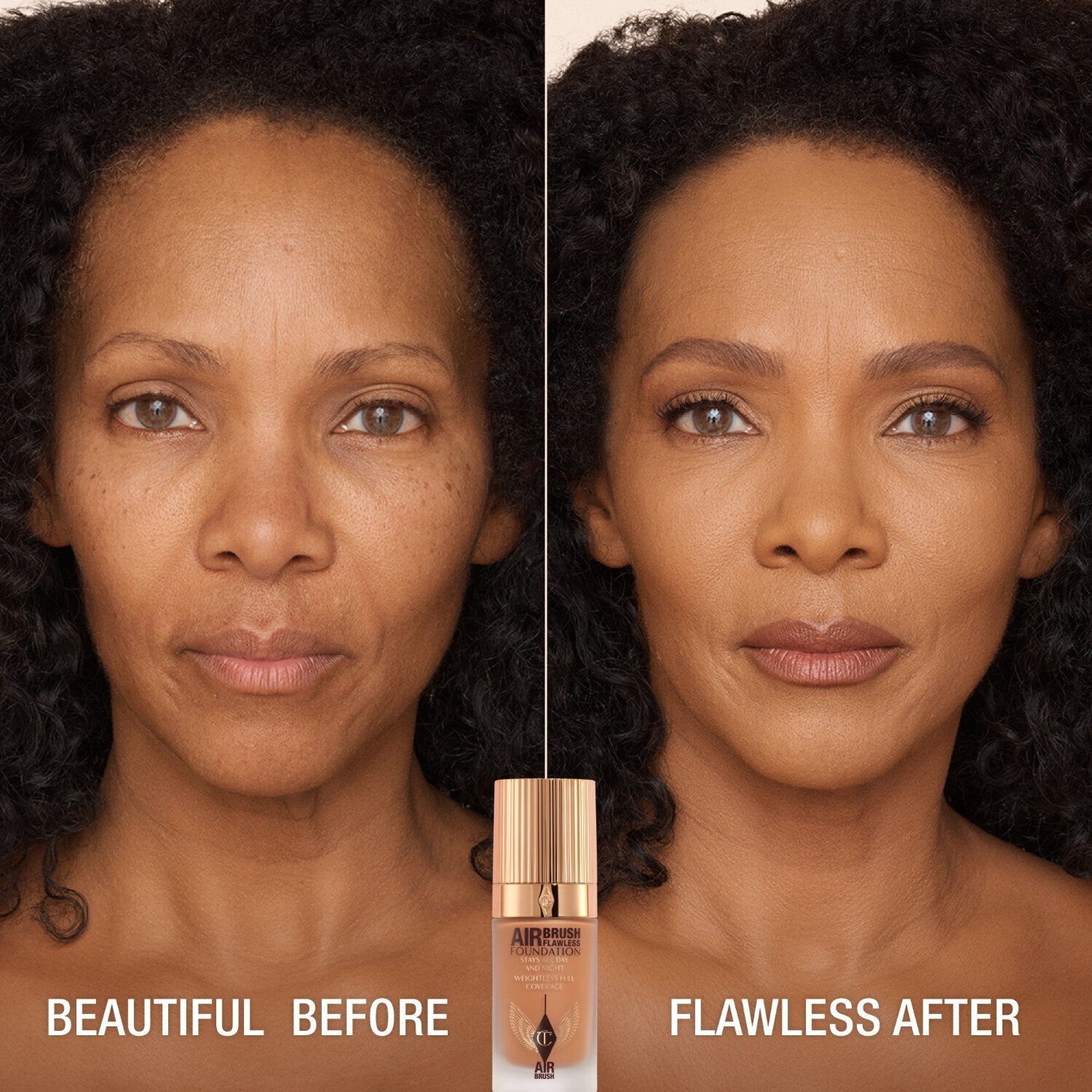 Тональный крем для лица airbrush flawless Charlotte Tilbury, 11 - warm, объем 30 мл — фото 2