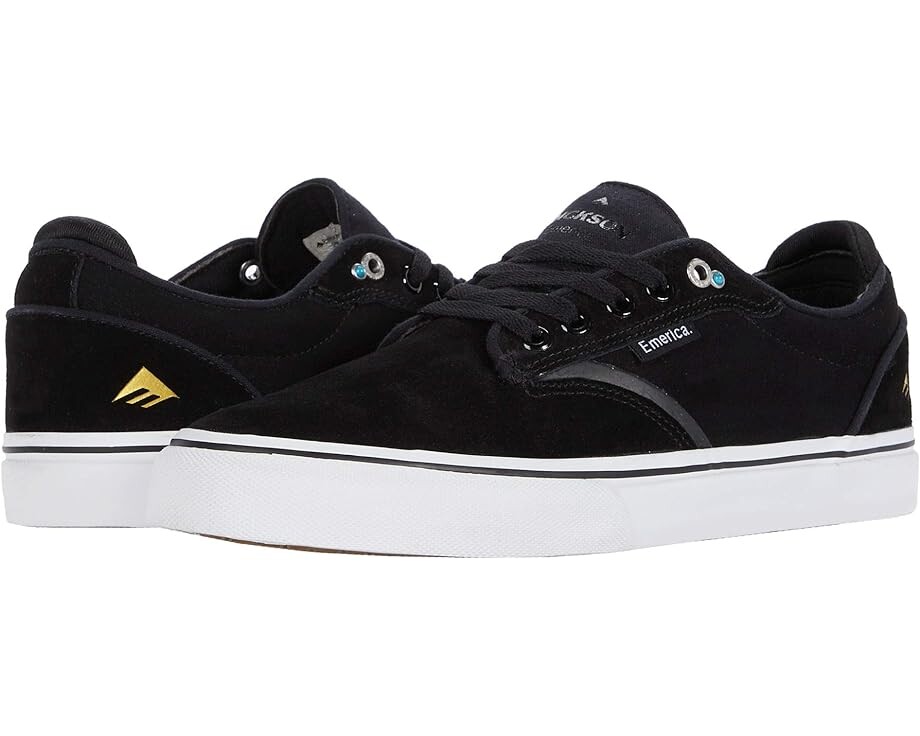 

Кроссовки Emerica Dickson, цвет Black/White/Gold