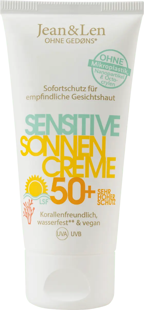 

Крем солнцезащитный для лица чувствительная SPF 50+ 50мл Jean&Len