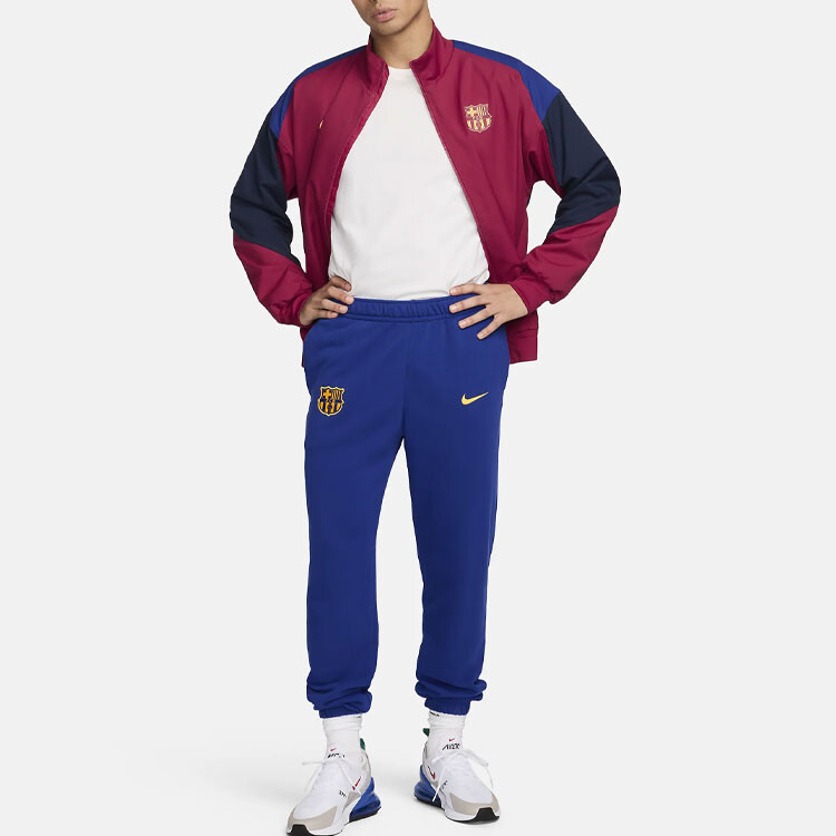 Куртка мужская благородная красная Nike, красный — фото 3