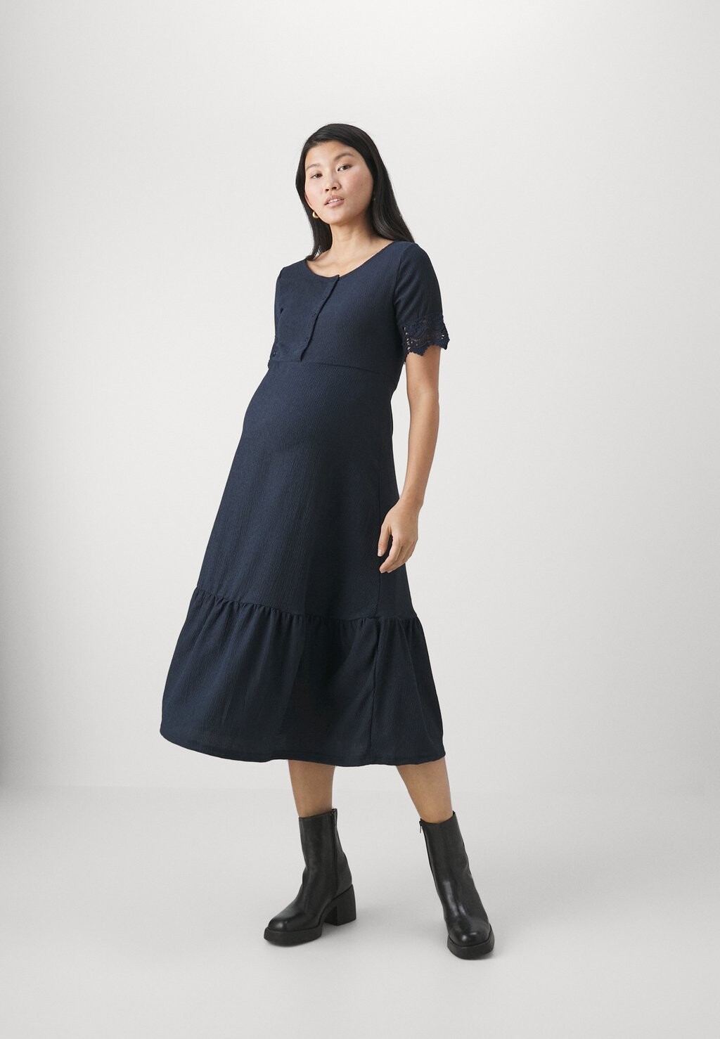 

Платье-свитер Vero Moda, темно-синий Vmmoby Midi Dress