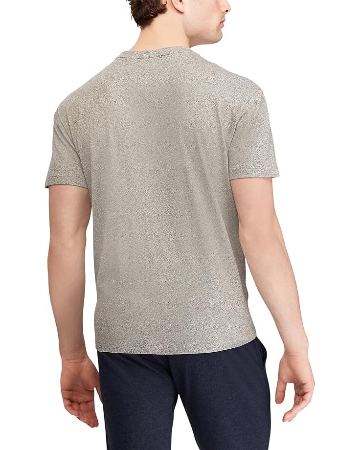 Футболка Polo Ralph Lauren Classic Fit V-Neck, цвет Dark Vintage Heather — фото 2