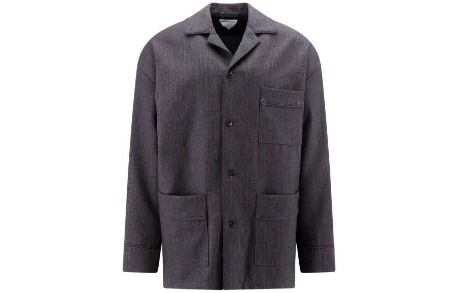 

Рубашка мужская серая Bottega Veneta, серый