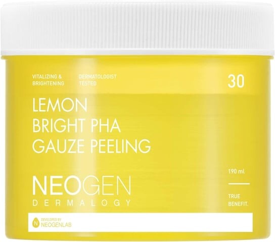 

Подушечки для пилинга, 30 шт. Neogen, Lemon Bright Pha Gauze Peeling