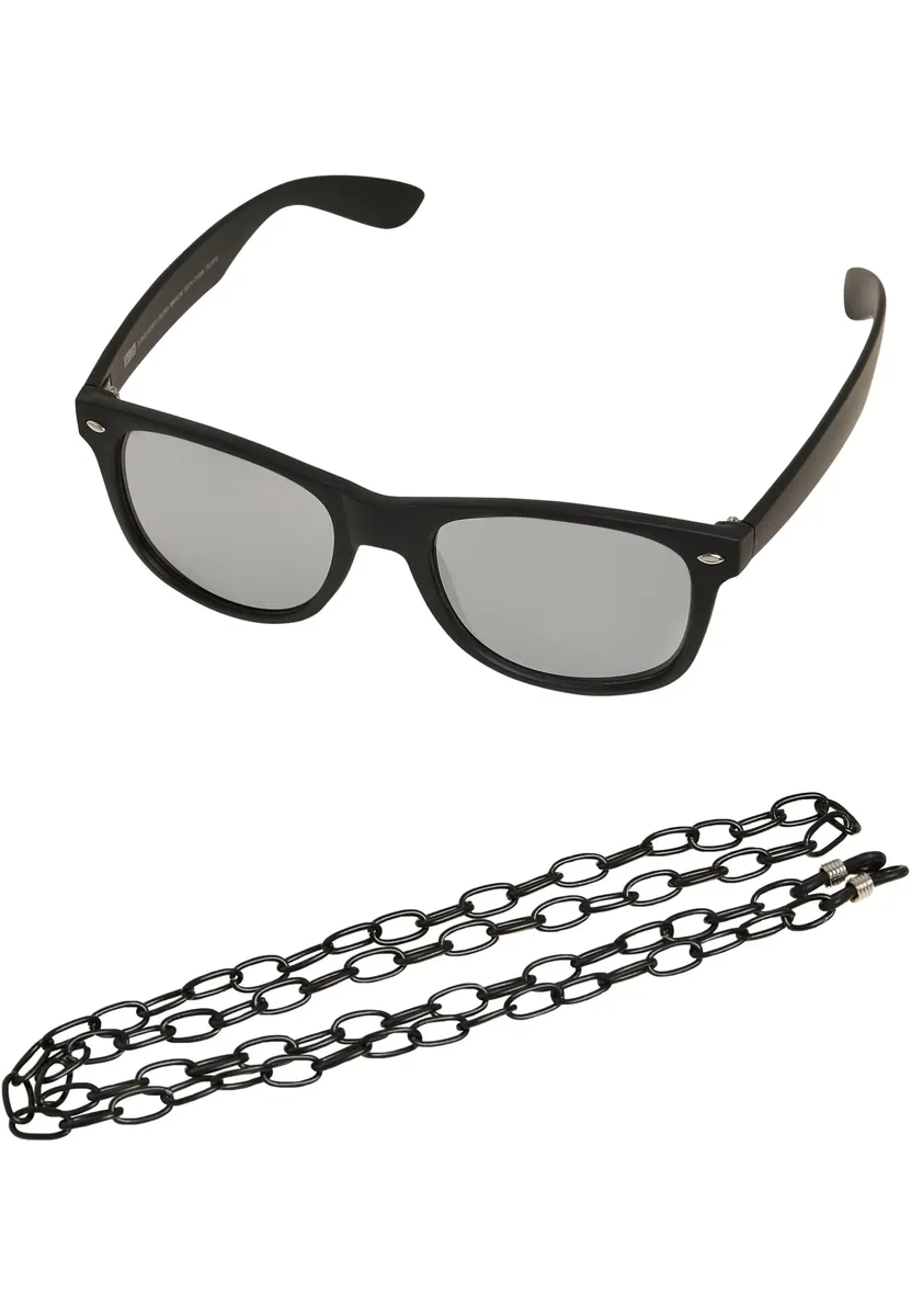

Солнцезащитные очки URBAN CLASSICS "Солнцезащитные очки унисекс Urban Classics Likoma Mirror With Chain", черный