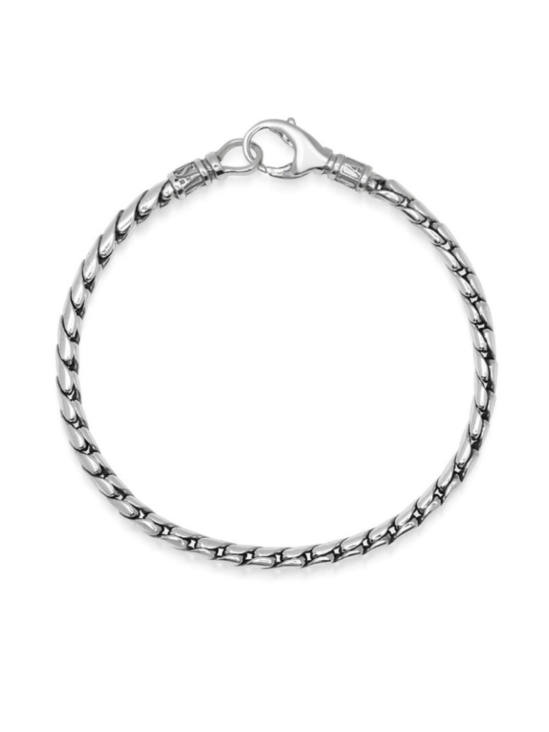 

Браслет с логотипом Nialaya Jewelry, серебряный