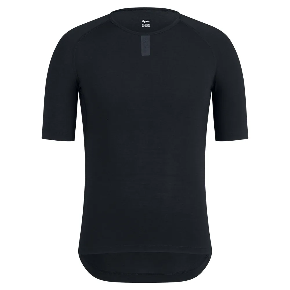 

Базовый слой Rapha Merino short sleeve, черный