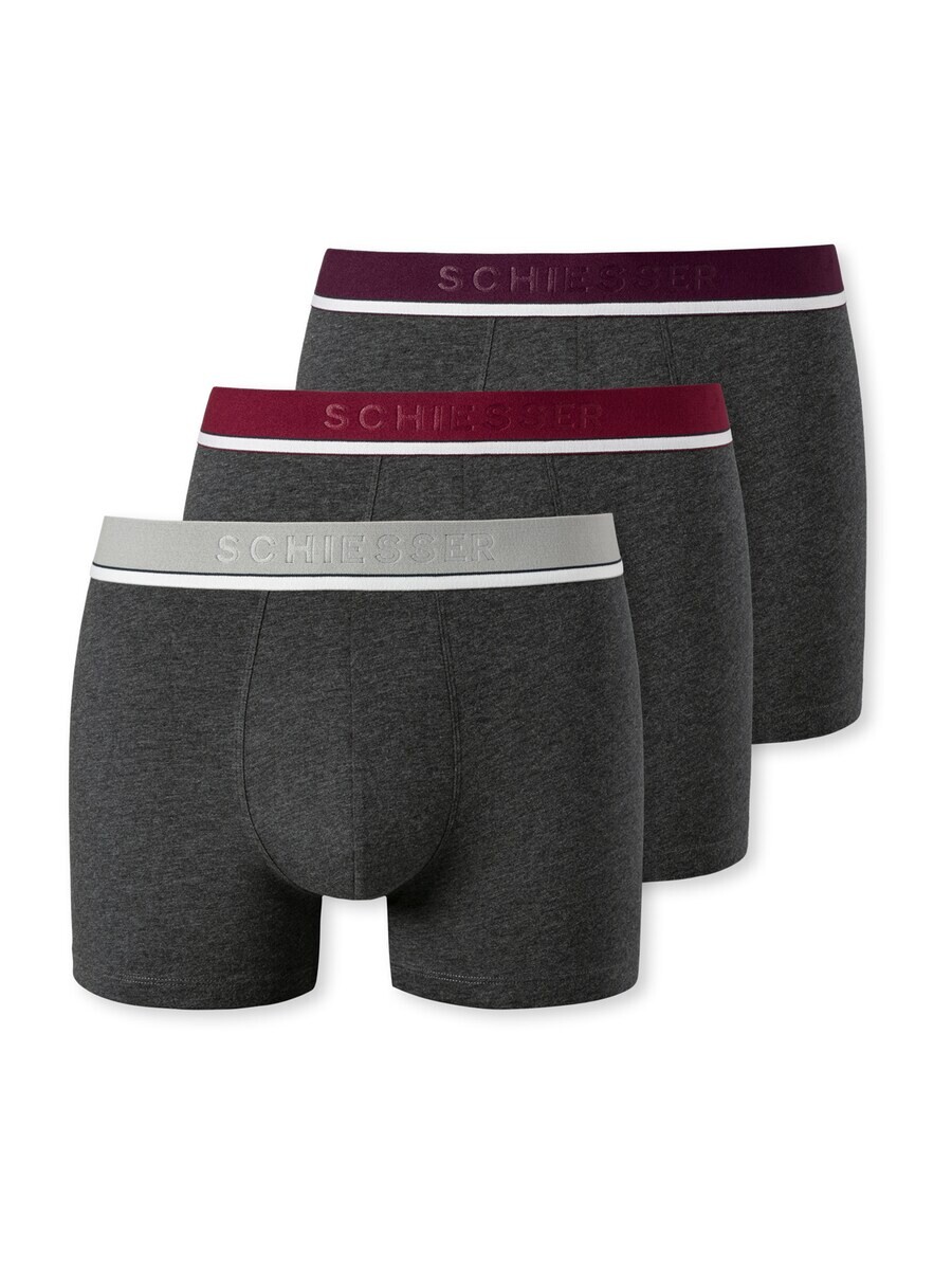 

Трусы SCHIESSER Boxer shorts, цвет light grey/mottled grey