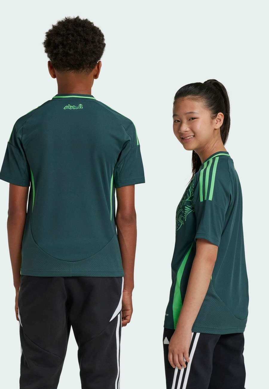 Футболка Adidas Performance ALGERIA 24 AWAY KIDS, Mineral Green/Green — фото 2
