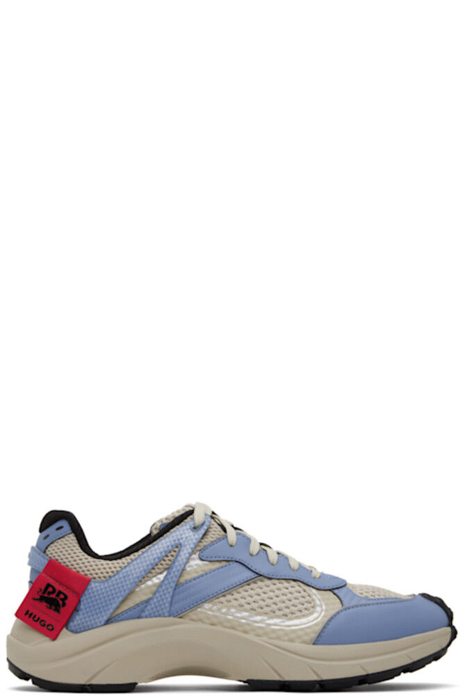 

Кроссовки RB Edition в гибридном цвете Off-White & Blue Hugo