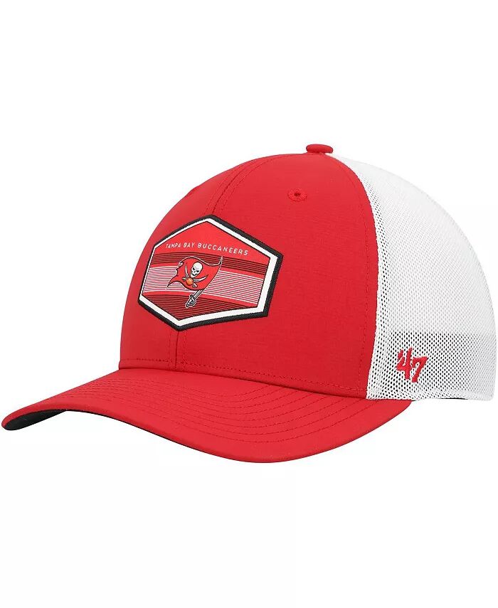 

Мужская красная регулируемая кепка Tampa Bay Buccaneers Burgess Trucker '47 Brand, красный