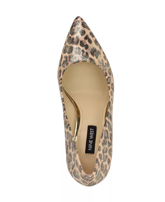 Женские туфли-лодочки Tatiana с острым носом на шпильке Nine West, мультиколор — фото 4