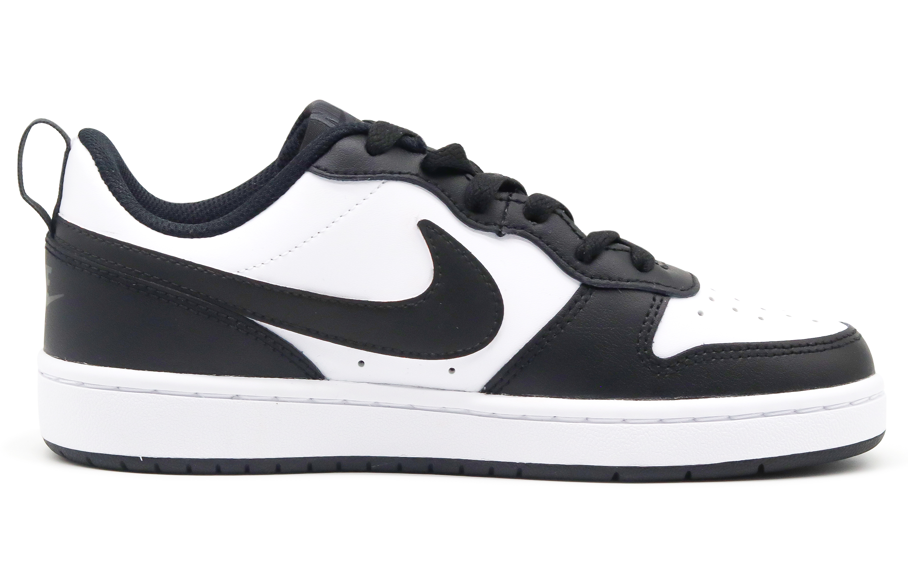 

Кроссовки Nike Court Borough Skateboard Shoes Women's Low-Top Black White, Черный, Кроссовки Nike Court Borough Skateboard Shoes Women's Low-Top Black White