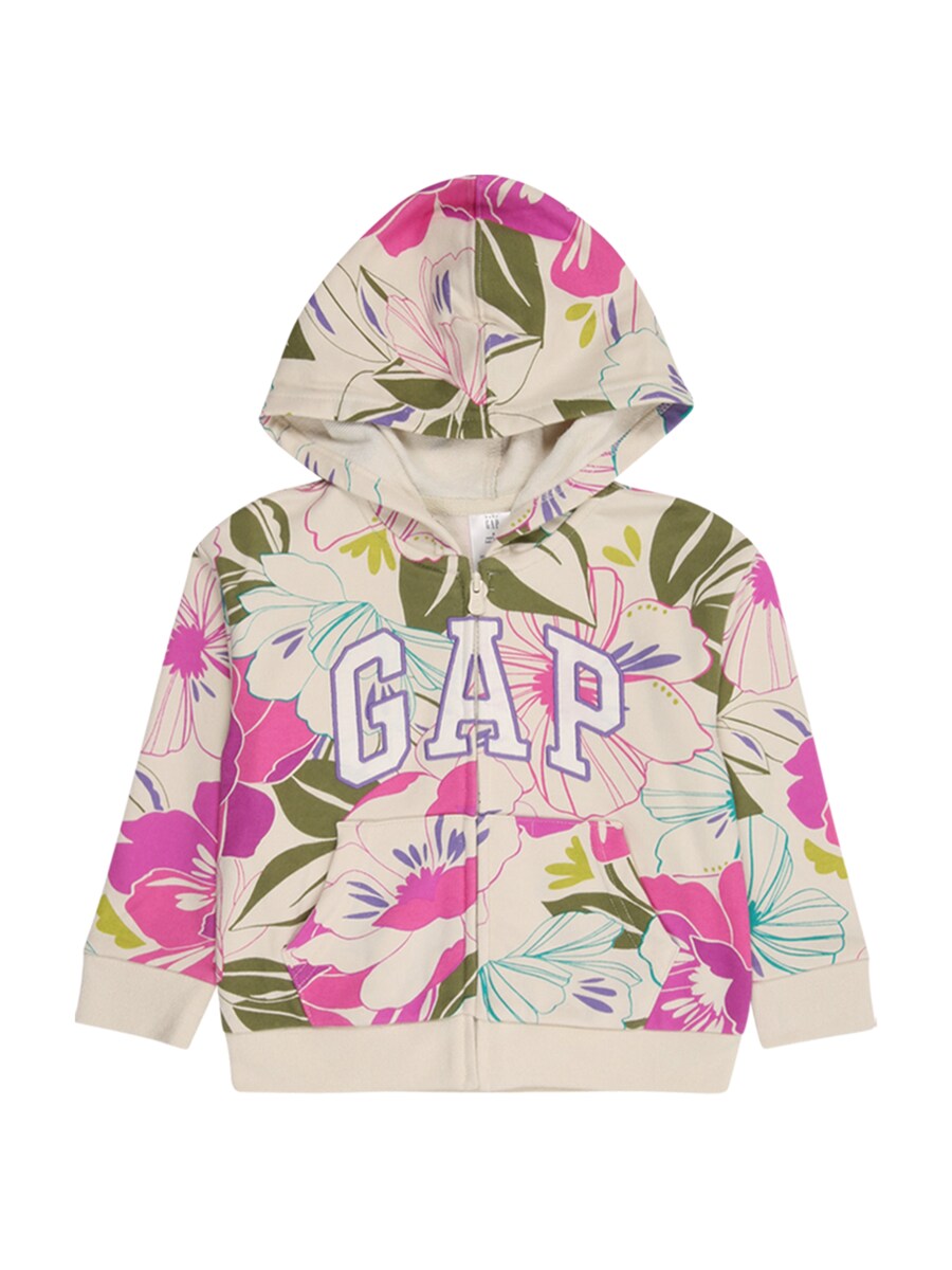 

Толстовка с капюшоном на молнии GAP, разноцветный