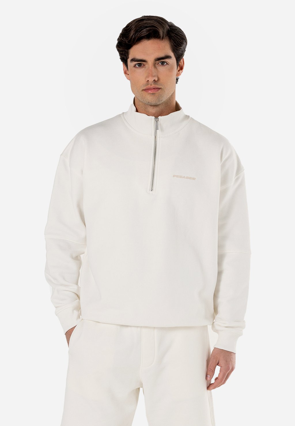 

Толстовка LOGO OVERSIZED HALFZIP Pegador, кремовый