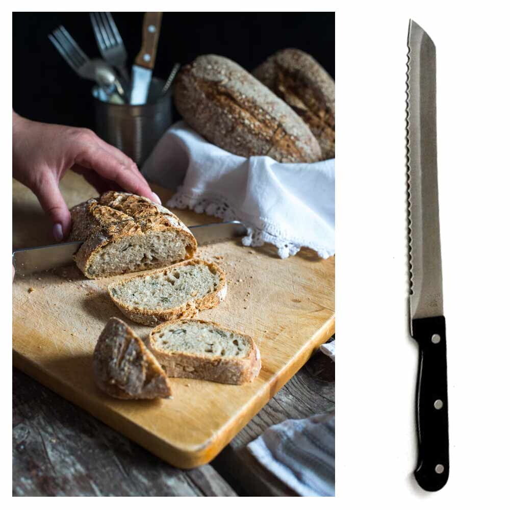 

Нож зубчатый для нарезки хлеба Generic