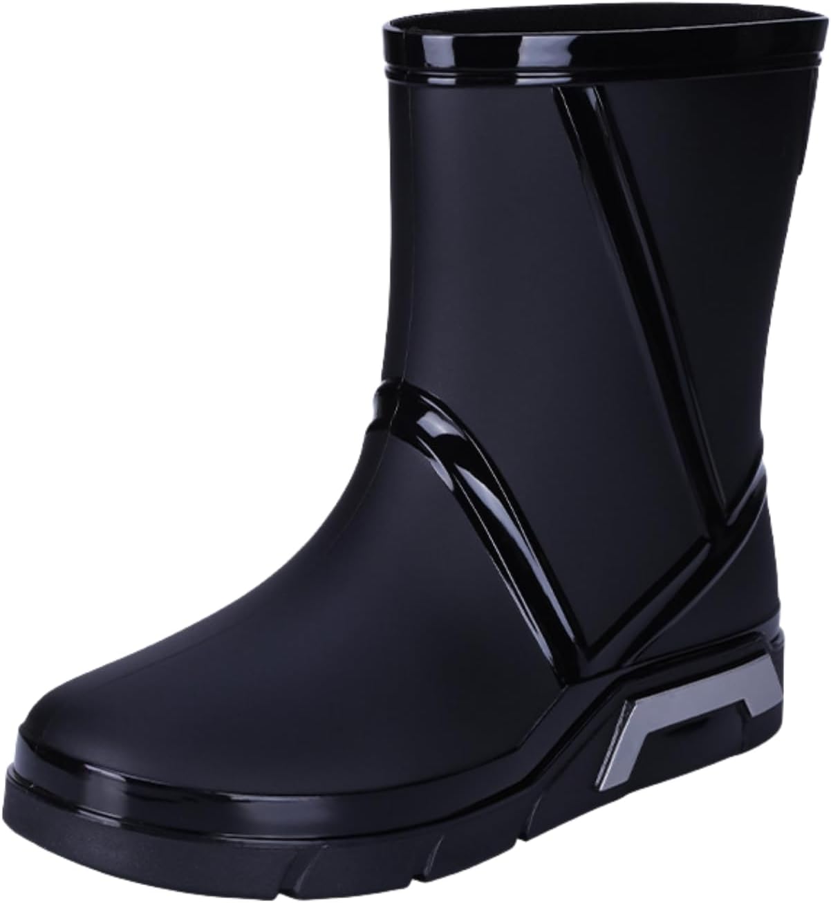 

Мужские дождевые сапоги AUXDIQ, садовые обувь, водонепроницаемые сапоги, черный