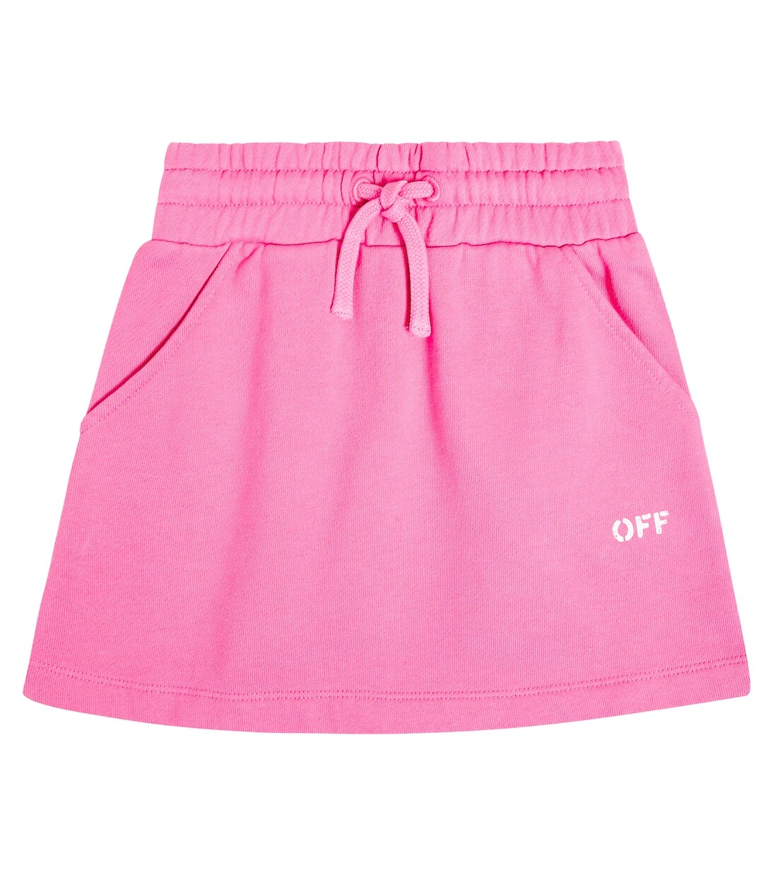 

Юбка из хлопкового джерси Off-White Kids, розовый