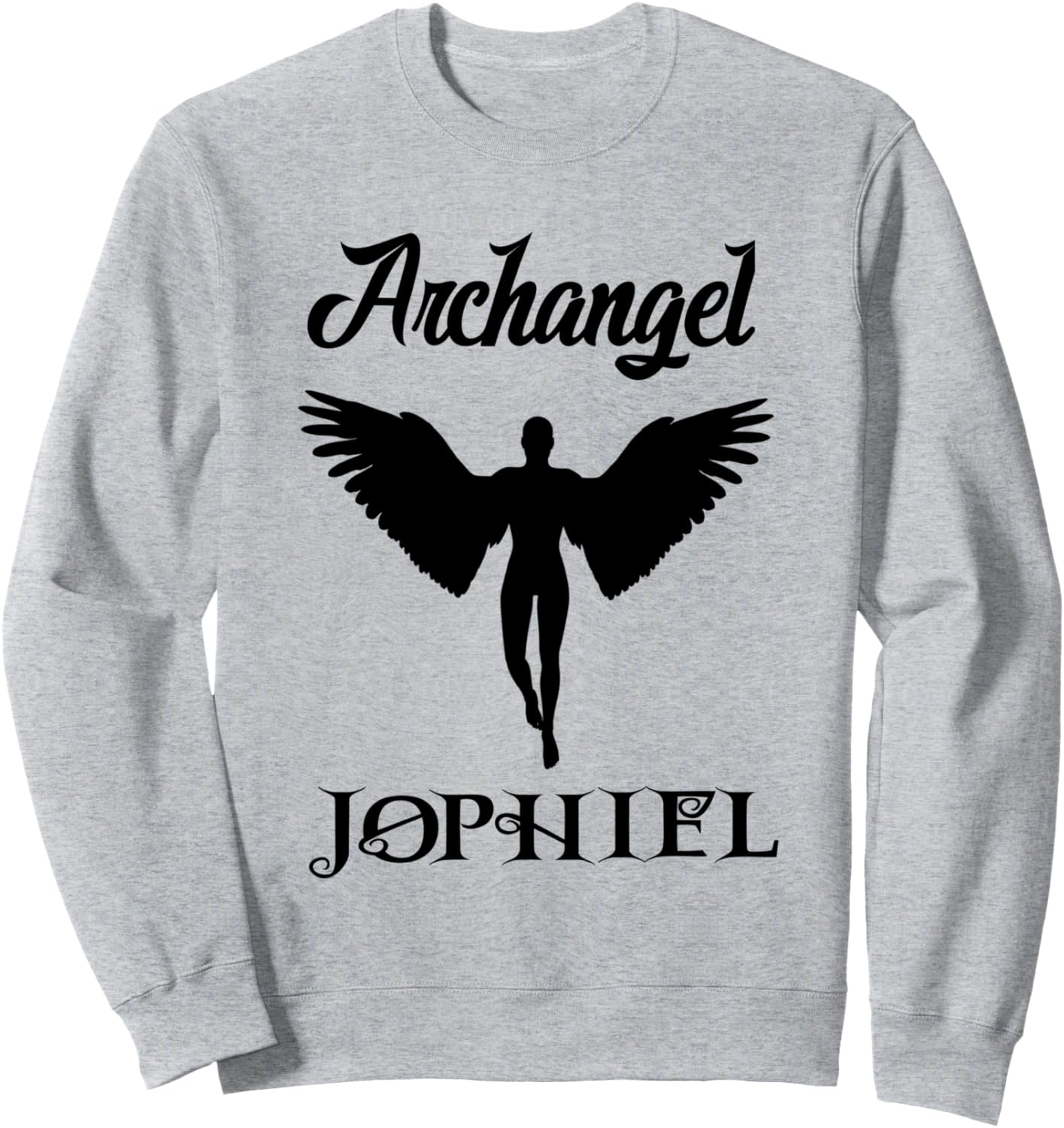 

Толстовка с традиционной католической молитвой Архангела Святого Иофиила Archangel Jophiel Costume / Catholics Cosplay, серый