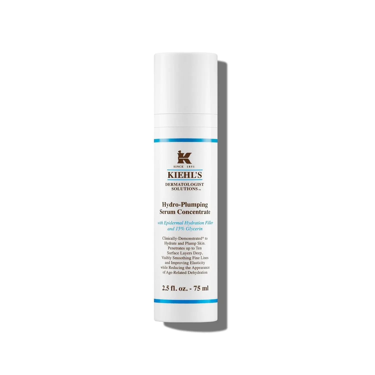 Сыворотка Kiehl's — Увлажняющая Hydro-Plumping Hydrating Serum: разглаживает кожу, повышает эластичность, 74 мл