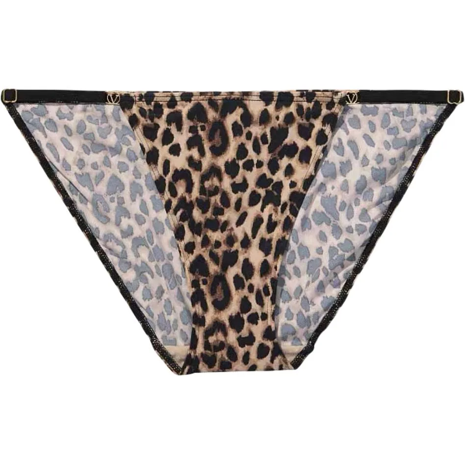 Victoria's Secret Женские трусы с леопардовым принтом, 1 шт