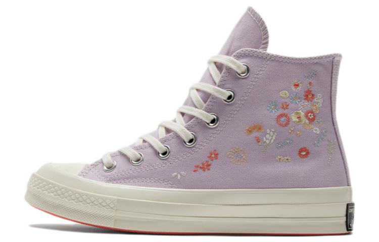 

Кеды Converse Chuck Taylor All Star 70 Hi Embroidered Floral Pale Amethyst Women's