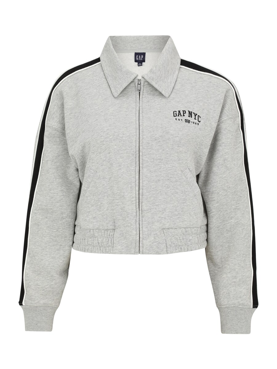 

Худи с капюшоном на молнии Gap Petite, Light grey