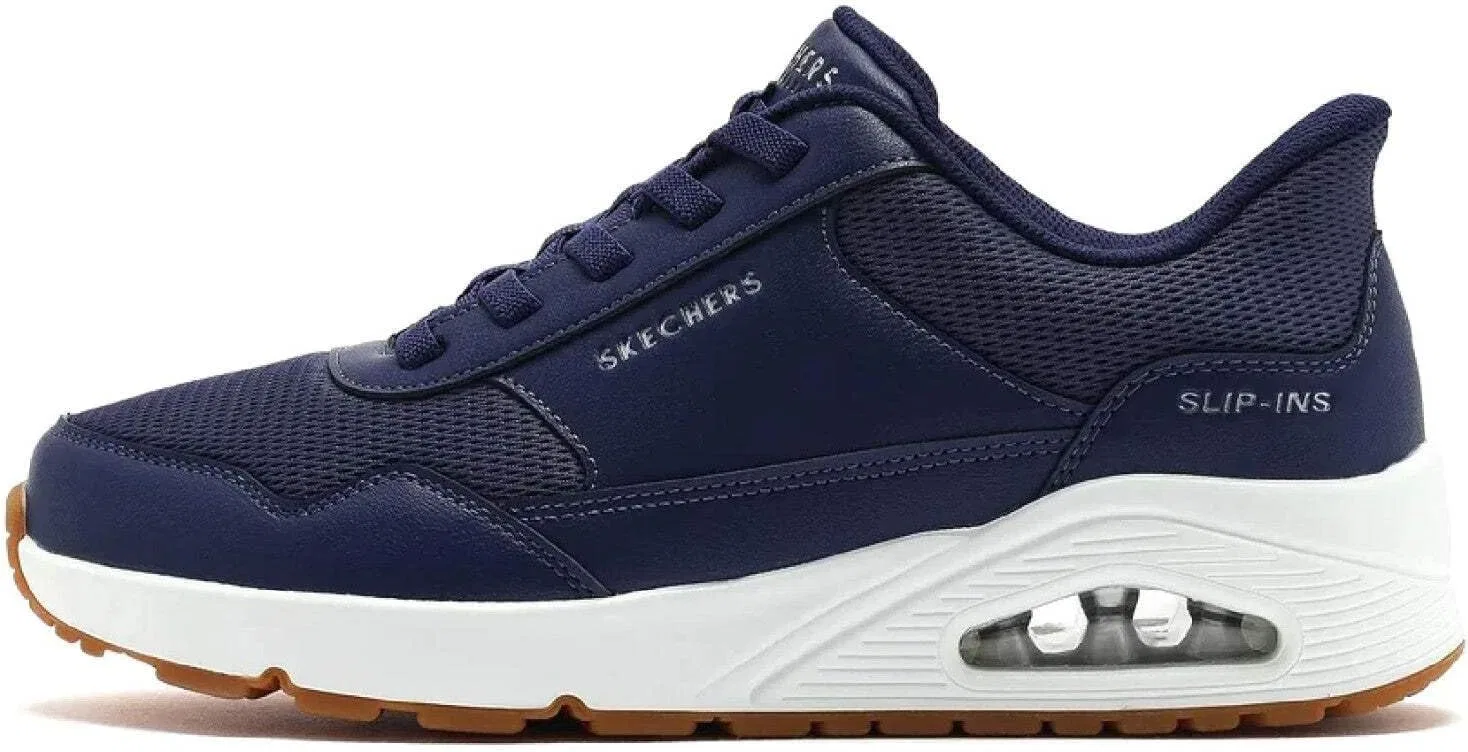 Мужские слипоны Skechers UNO - Banksia Hands Free, Navy
