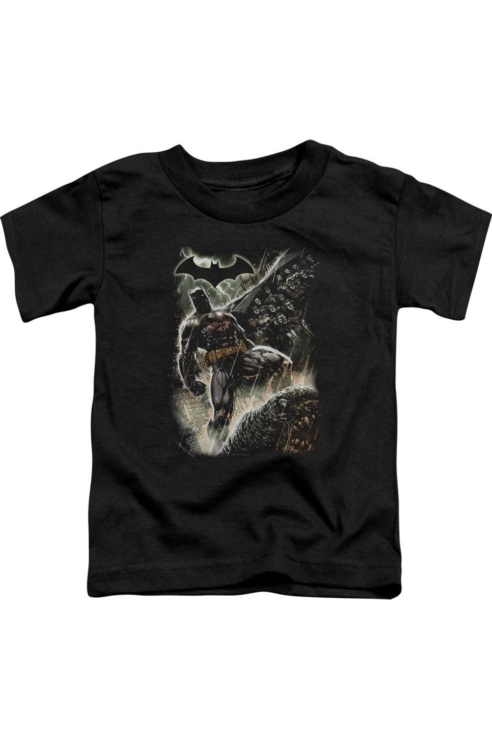 

Футболка с коротким рукавом Batman Family для малышей Gildan, черный