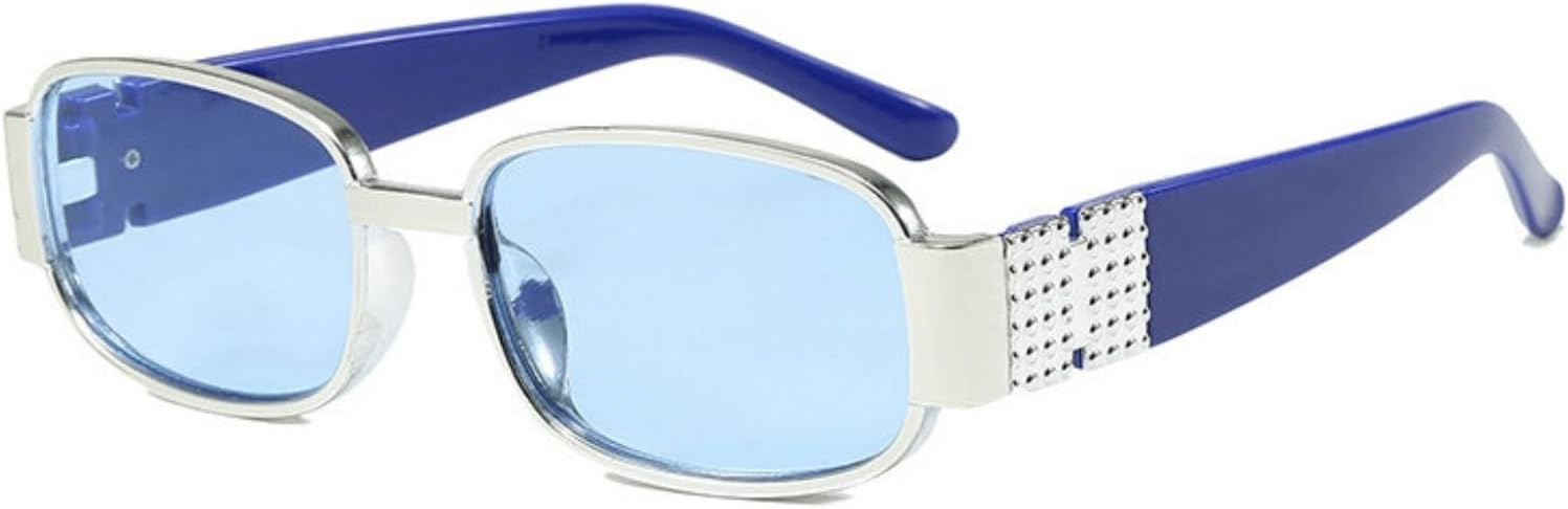 

Солнцезащитные очки Willochra в стиле ретро, ​​квадратные, неправильной формы, металлические, для женщин и мужчин, модные, в стиле Y2K, узкие, в золотой оправе, с защитой от УФ-излучения UV400, C3