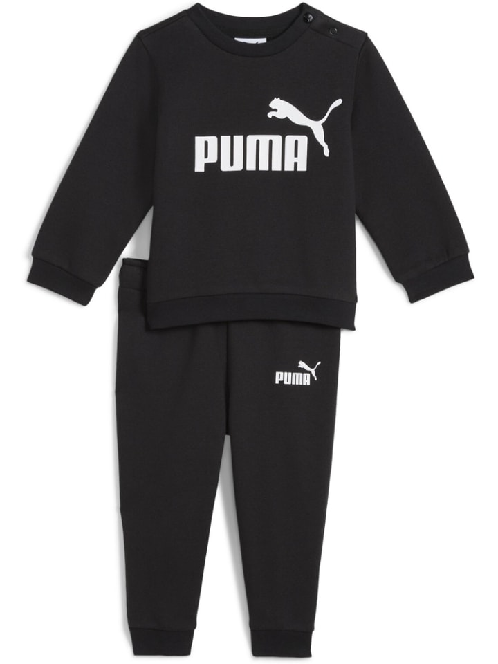 

Puma Спортивный костюм "MINICatS ESS Crew Set FL INF" черного цвета