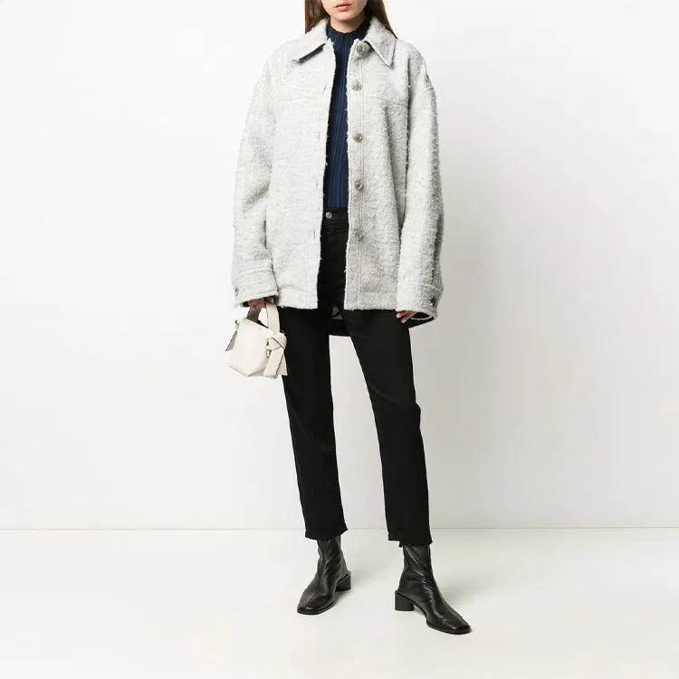 Джинсы женские black moderate straight fit Acne Studios — фото 3