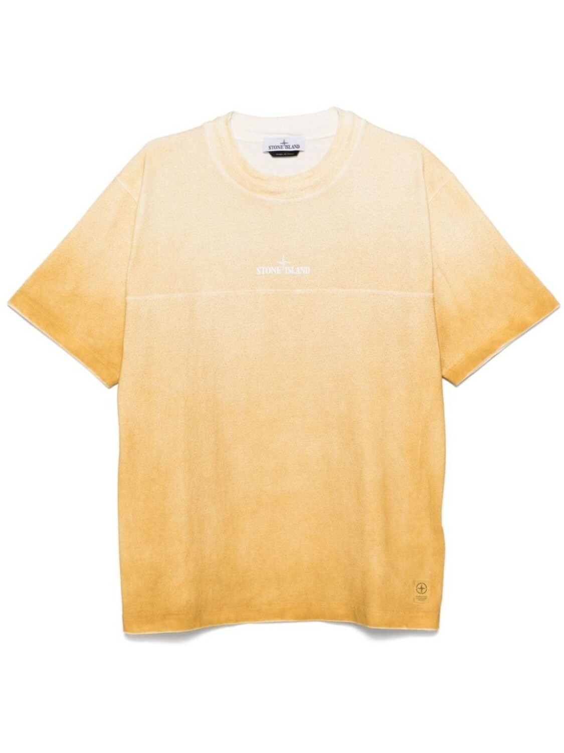 

Stone Island футболка с принтом компаса, желтый