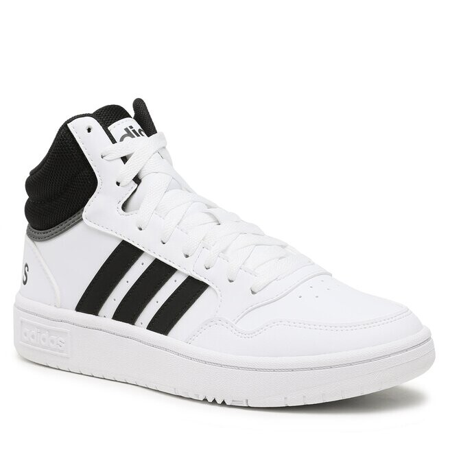 

Кроссовки adidas HoopsMid, белый, Белый;серый, Кроссовки adidas HoopsMid, белый