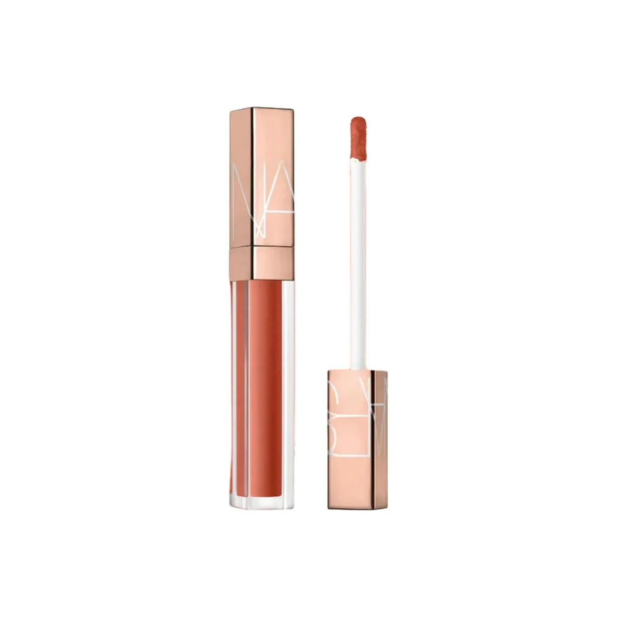 NARS Маленький розовый золотой блеск для губ, мерцающий золотой тюбик, #278 MAKE A MOVE Sunlight Oolong