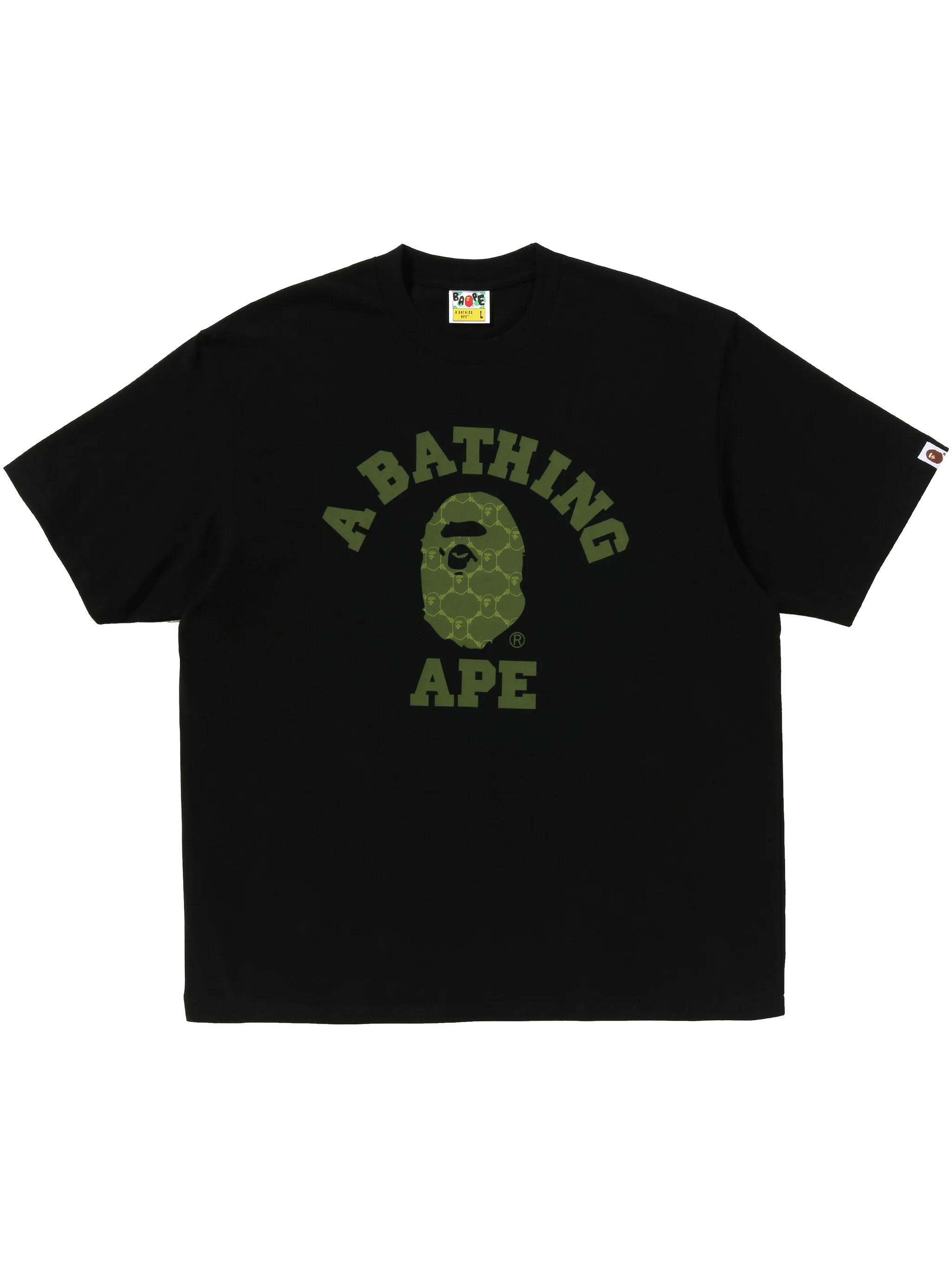 

Футболка с короткими рукавами A Bathing Ape, черный