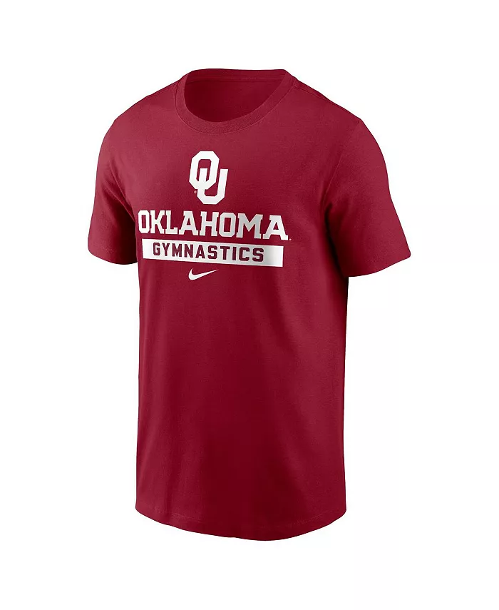 Мужская футболка Oklahoma Sooners гимнастическая, цвет малиновый Nike — фото 3