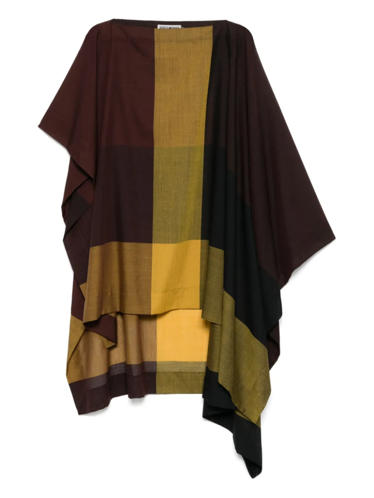 

Клетчатый кардиган Issey Miyake, коричневый