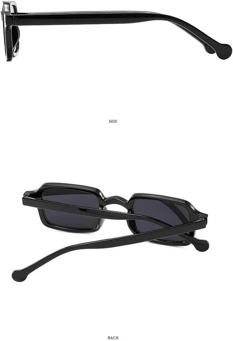 

Мужские солнцезащитные очки в маленькой квадратной оправе для вождения, активного отдыха, вечеринок. Женские солнцезащитные очки для вечеринок Generic, White