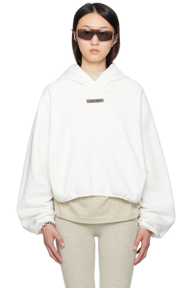 

Худи современного кроя Fear Of God Essentials, белый