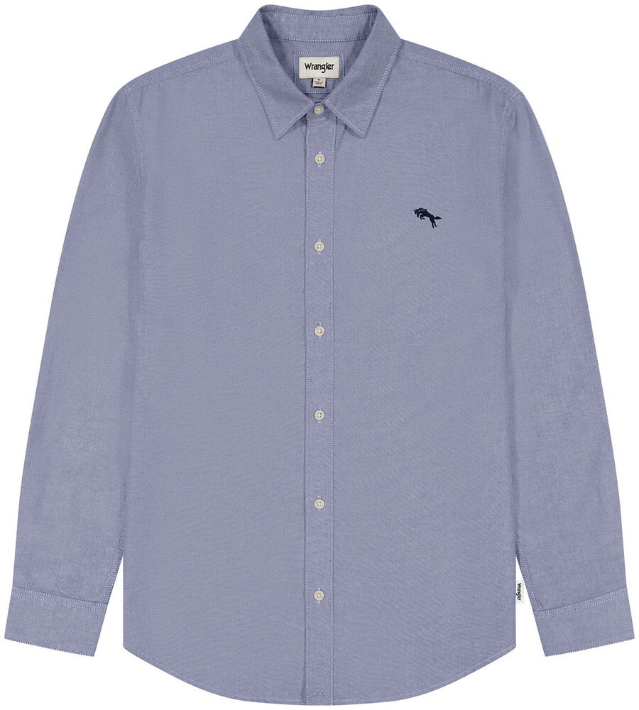 

Рубашка обычного кроя на пуговицах WRANGLER LS SHIRT, цвет mottled blue