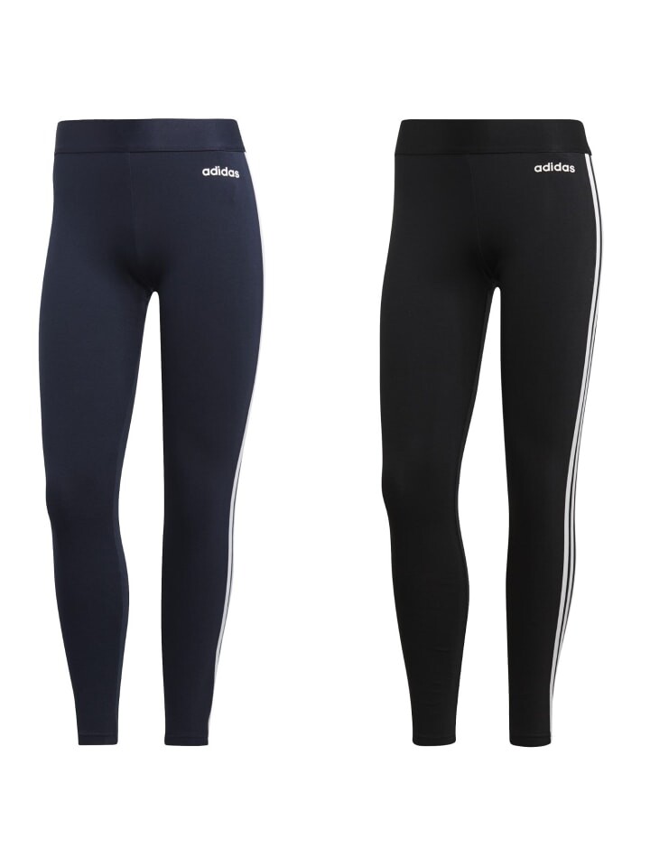 Спортивные и уличные брюки adidas Leggings 3 Streifen, серый — фото 2
