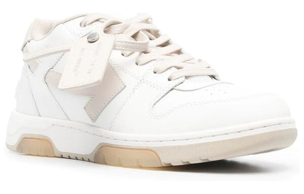 Кроссовки out of office low-top sneakers 'white beige' Off-White, белый — фото 2