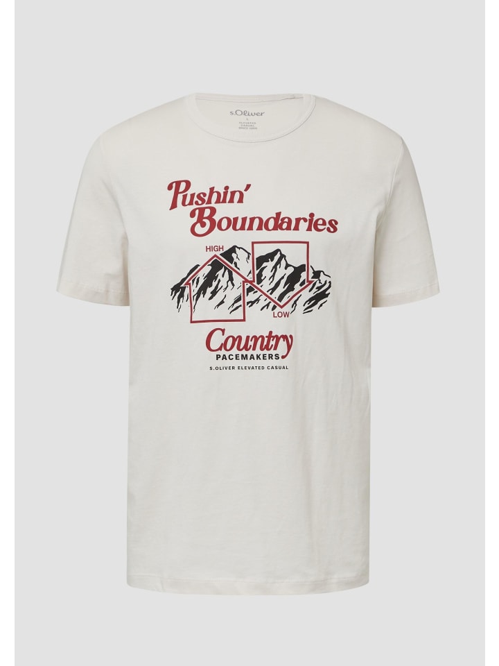 

Футболка в цвете 90D1_cream s.Oliver, Хаки, Футболка в цвете 90D1_cream s.Oliver